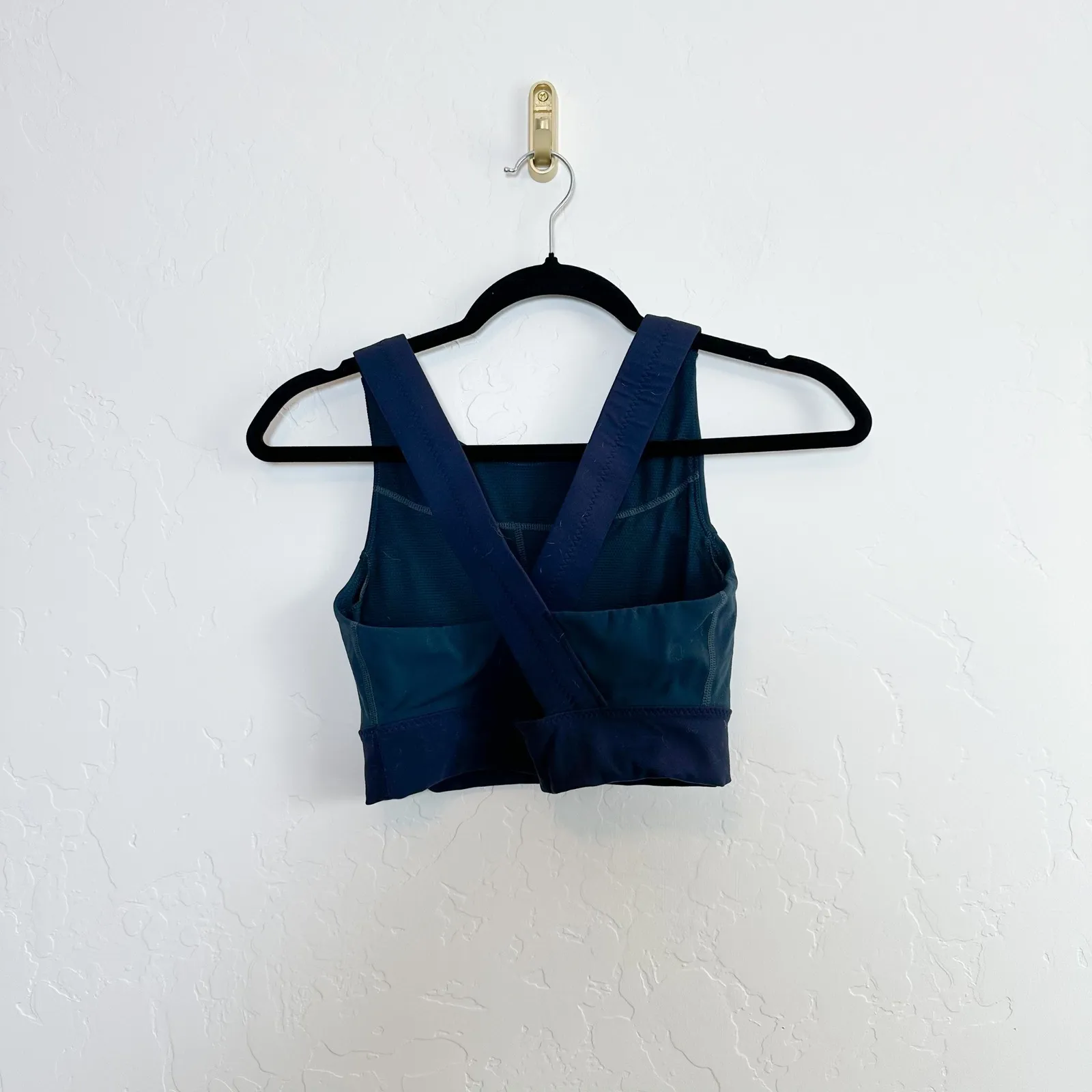 Athleta | Deep Breath Bralette Athletic Cross Back Sports Bra in Coastal Blue - Image 4