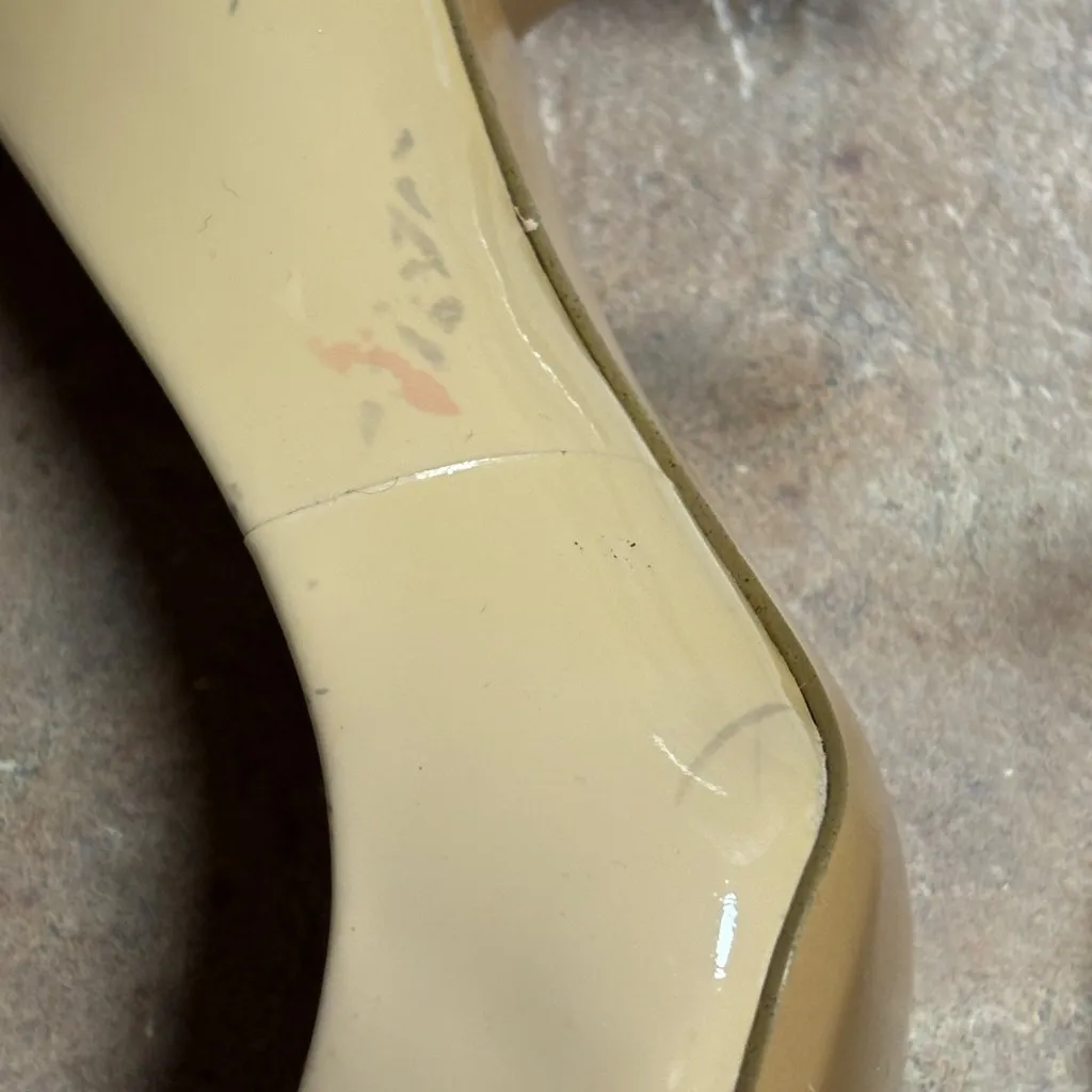 NWD Coach Zan Pointed Toe Pumps Size 6.5B Tan & Black Leather Heels - Image 12