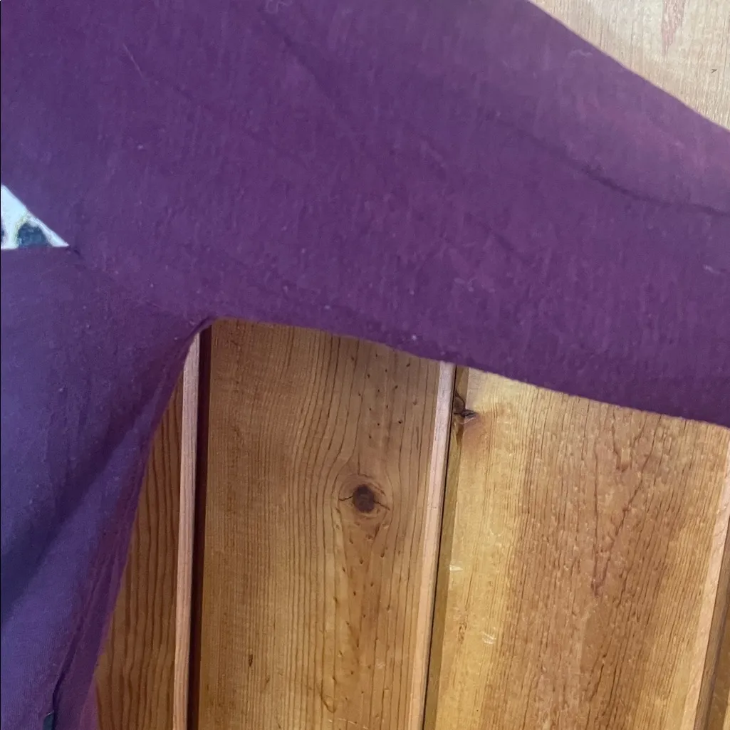 Victoria's Secret Pink Maroon Top cheetah print sparkly long sleeve top medium - Image 6