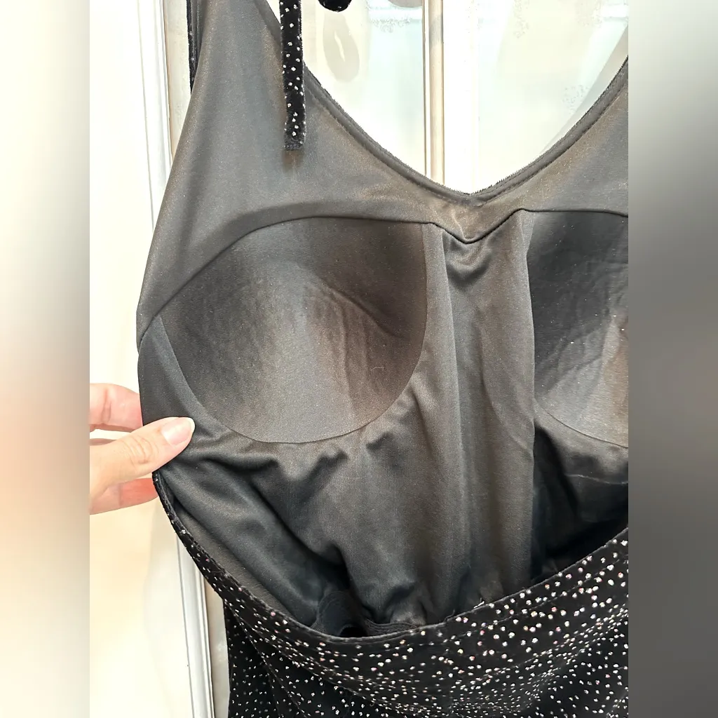 Vintage Y2K Ronni Nicole Velvet Sparkle Fairy Whimisigoth Glam Maxi Dress Size M - Image 7