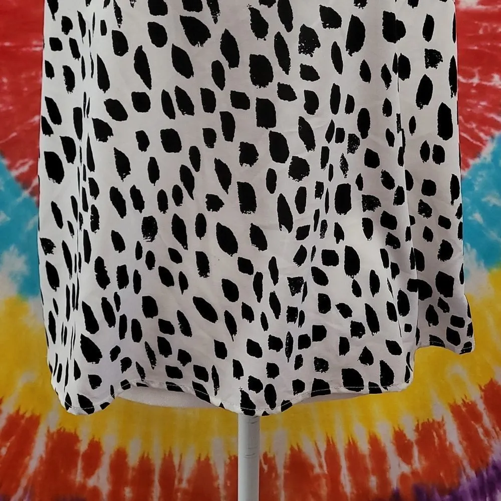A new Day | Dalmatian Printed Blouse | Size: M - Image 3
