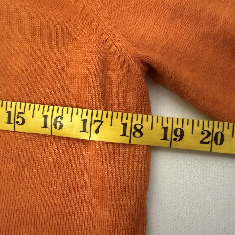 The Limited Sweater Womens Large Merino Wool Pullover Solid Preppy Office City - Image 7