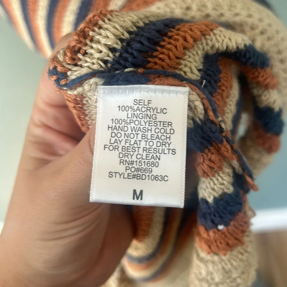 Crochet Multi-colored Dress Women’s Medium - Image 8