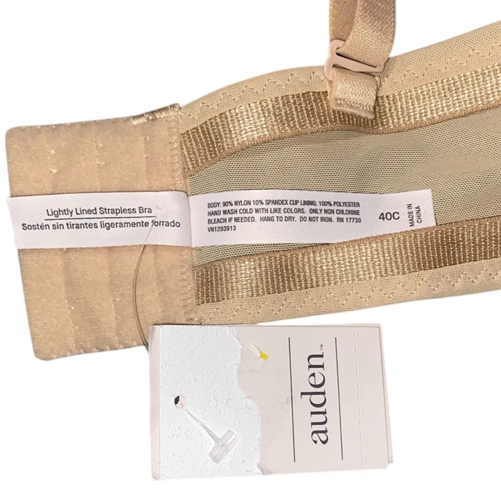 Auden Women's Nude lightly lined Bra Tan Size undefined - Image 2