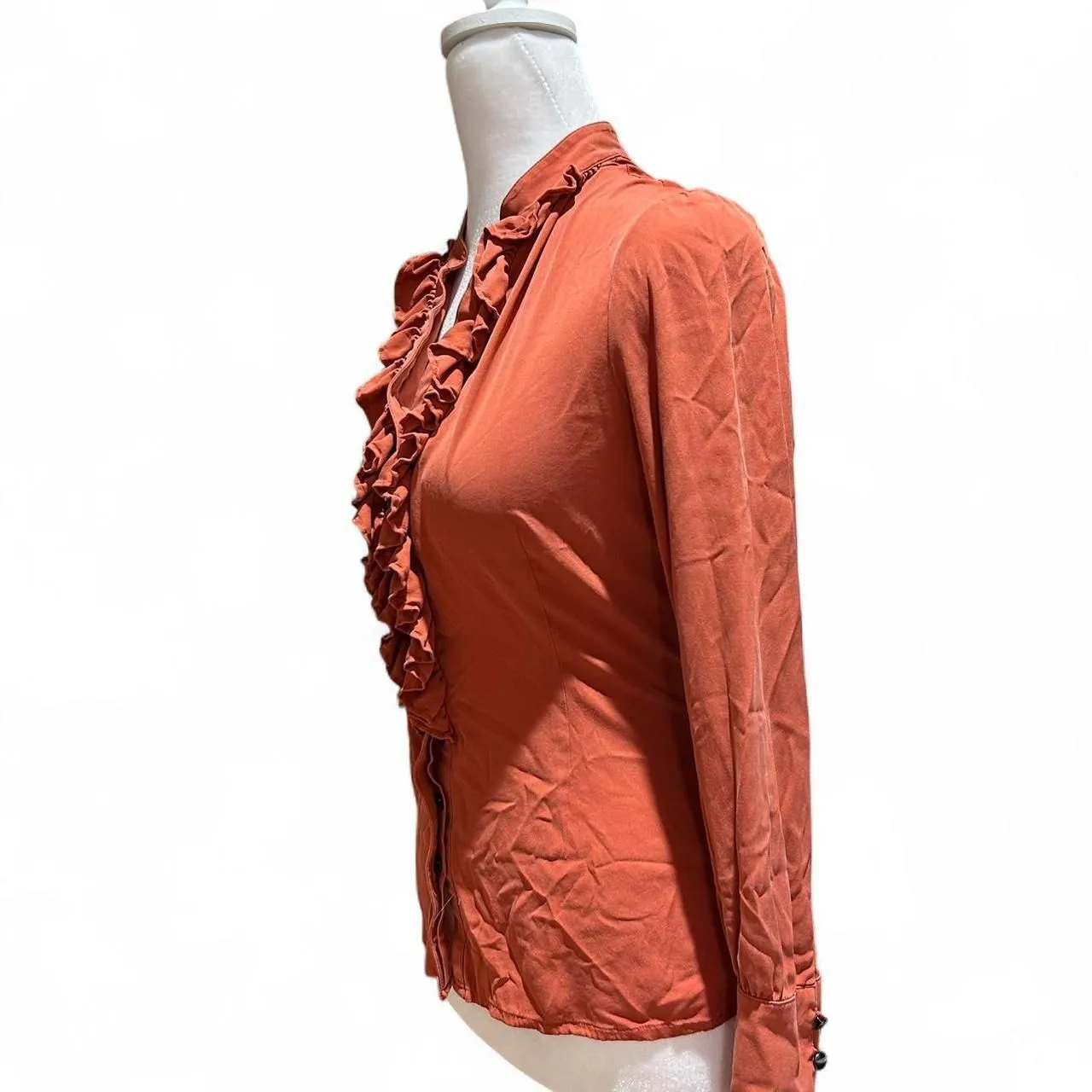 Classiques Entier Silk Ruffle Blouse - Image 2