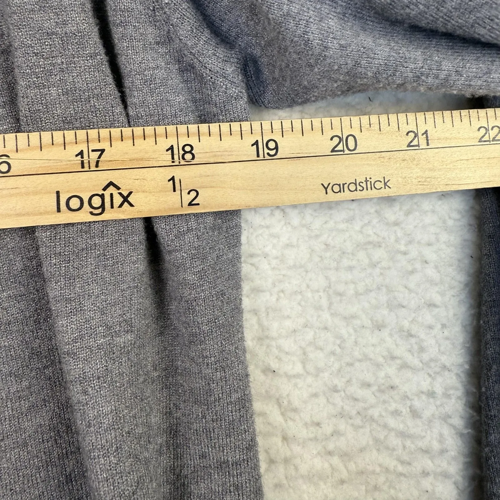 Dreamers Cardigan Sweater Womens Small Medium Gray Open Front Lightweight Knit - Image 5