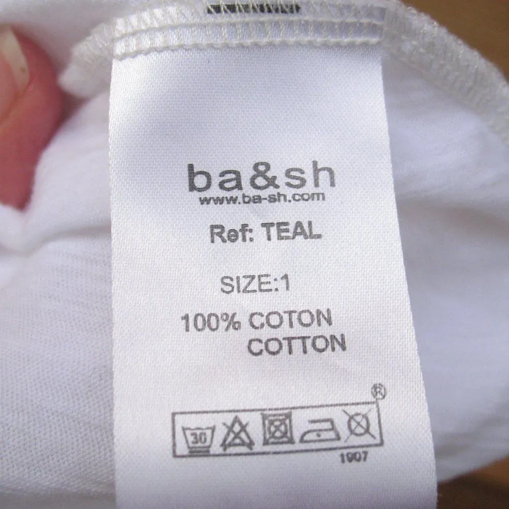 Ba&sh White Slub Knit Dress - Image 7