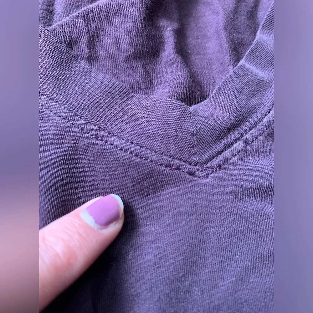 Lululemon purple v neck tee - Image 2