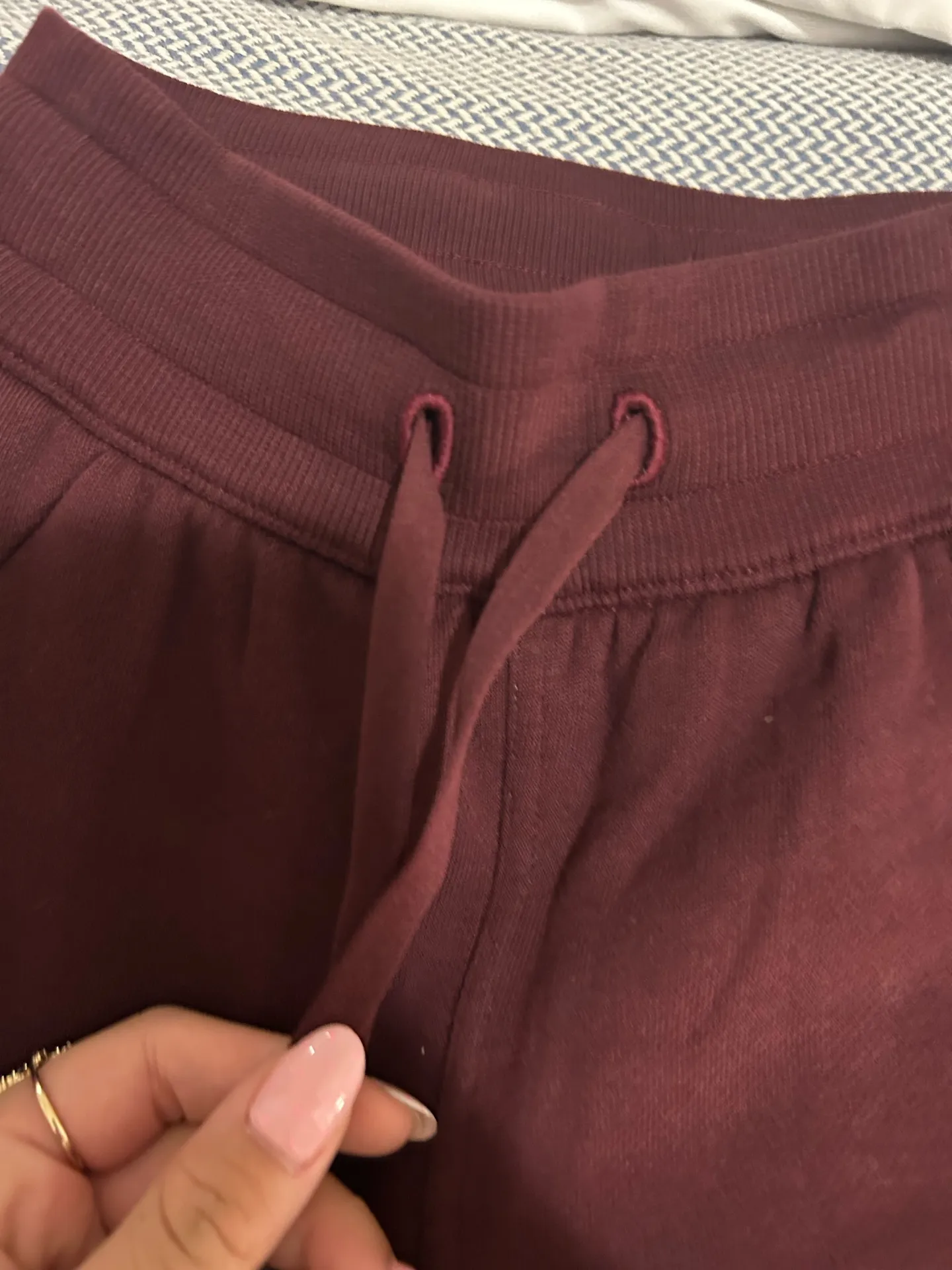 Red Lululemon Scuba Sweatpants - Image 2