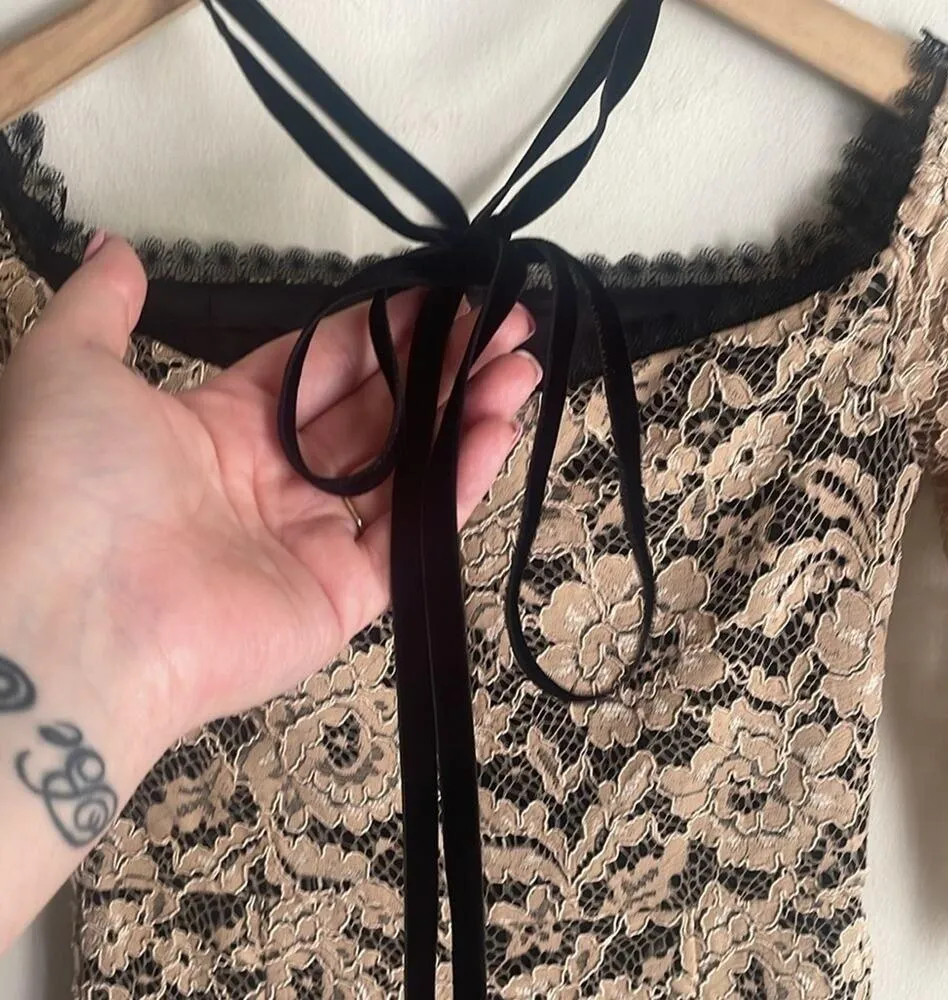 Alexis Joaquin Lace Off the Shoulder Jumpsuit - Image 9