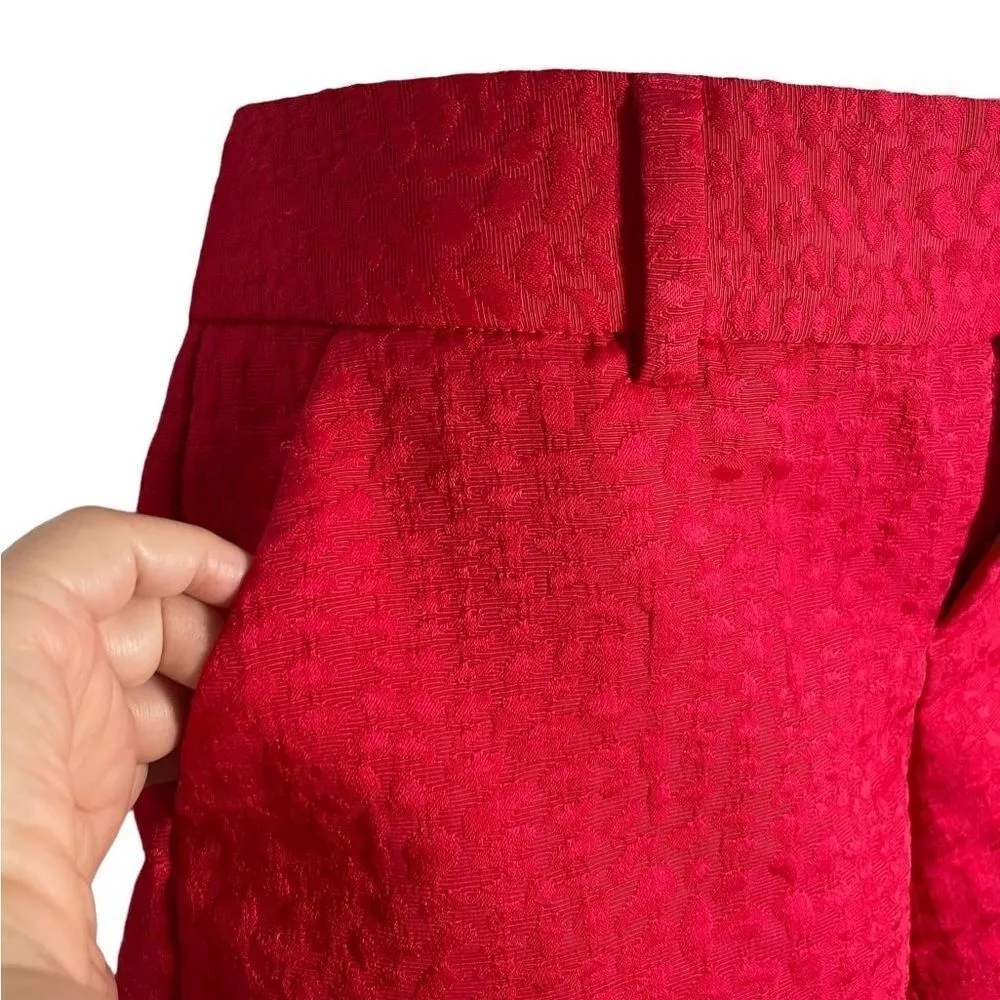 Calvin Klein Textured Belt Loop Shorts Medium Magenta Pink With Pockets - Image 9