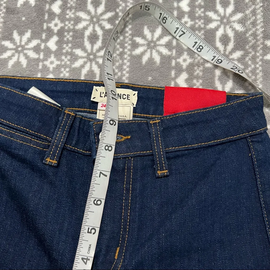 L'agence Zeppelin High Rise Skinny Jeans‎ In Rinse Wash Size 24 - Image 11