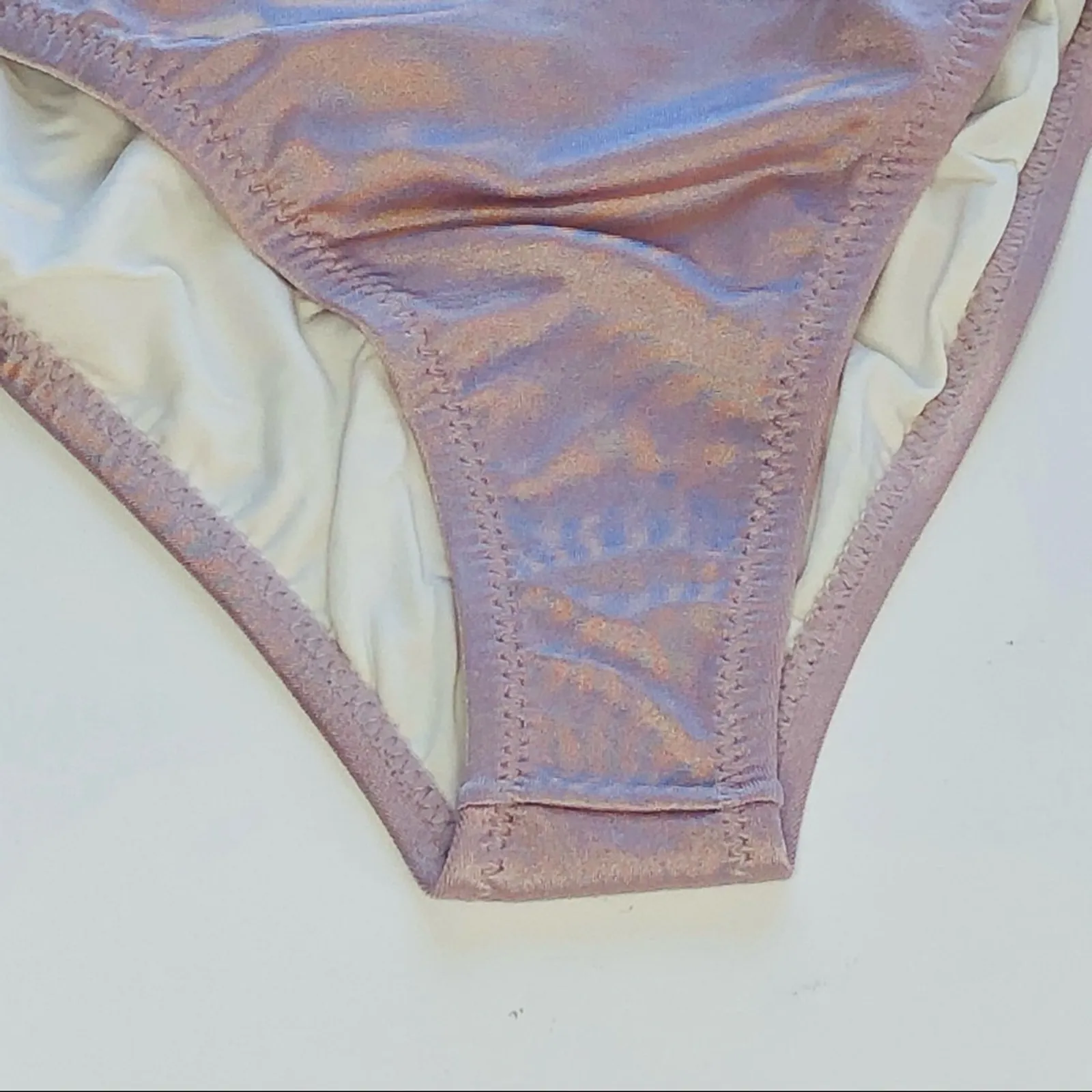 Eberjey Xenia Beach Glow Jagger Bikini Bottom Shiny Pink NWT Size Large - Image 14