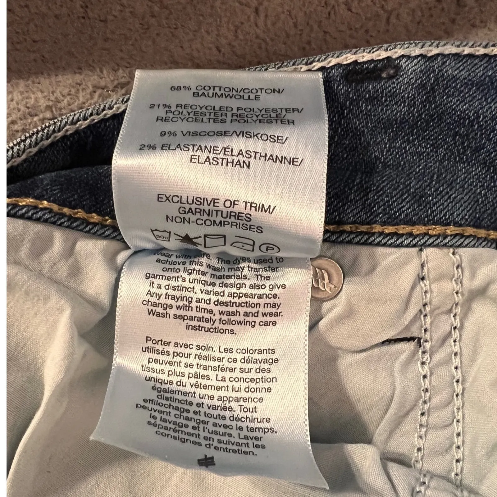 Silver Jeans Elyse Slim Boot Jeans W33 L33 Mid Rise Stretch Medium Wash - Image 9