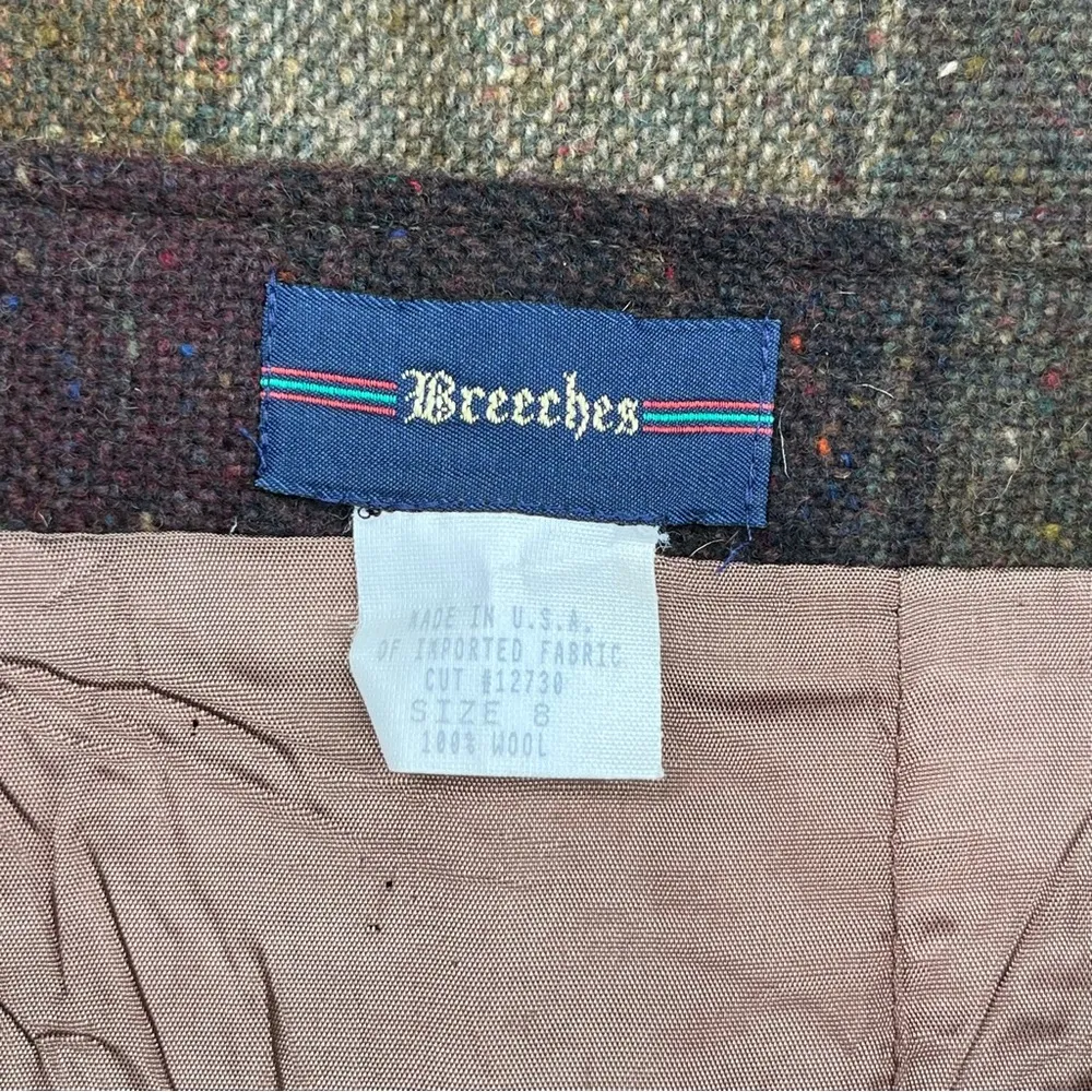 Vintage 1980’s  wool plaid skirt - Image 6