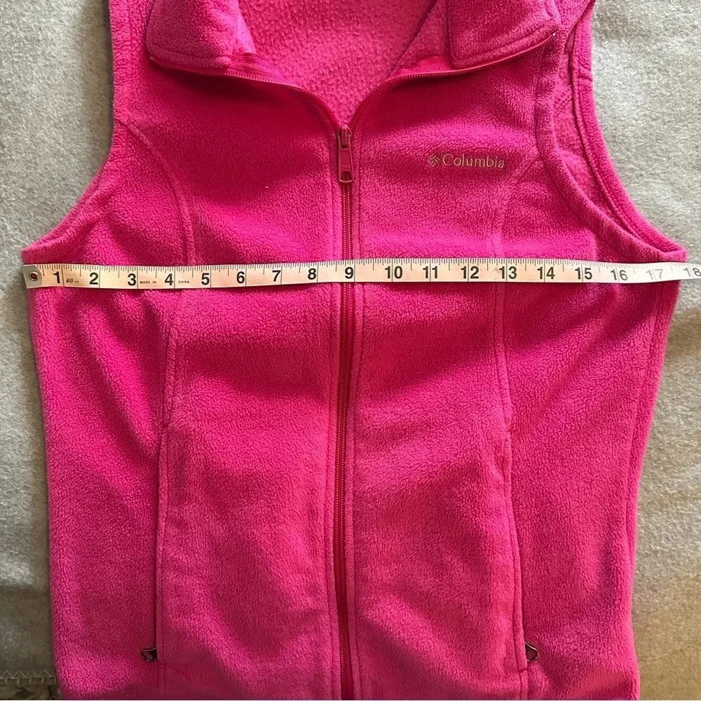 Columbia Women’s Benton Springs™ Fleece Vest hot pink size S - Image 4