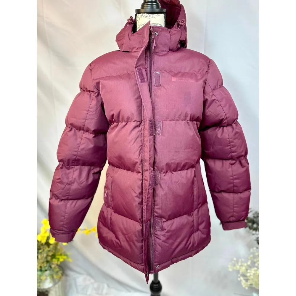 Mountain Warehouse Women's Padded Jacket Burgundy size 6 - Image 4