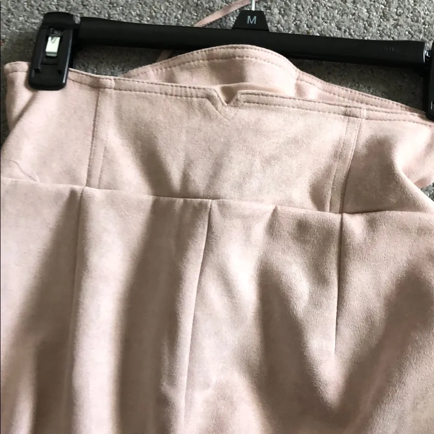 Forever21 pastel pink highwaisted faux suede skirt - Image 6