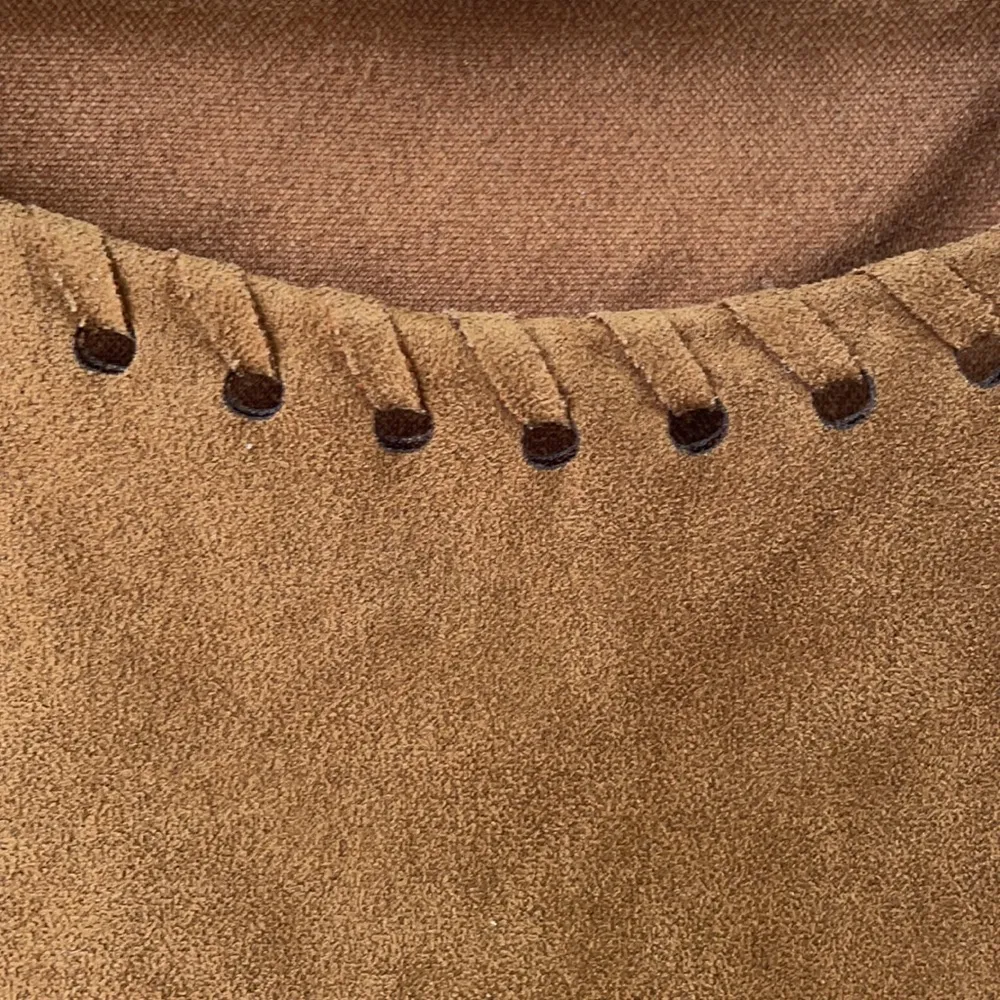 Open Back YA Los Angeles Faux Suede Crop - Size Medium - Image 3