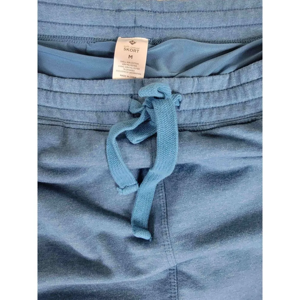 Members Mark Blue Teal Skort Women’s Size Medium - Image 2