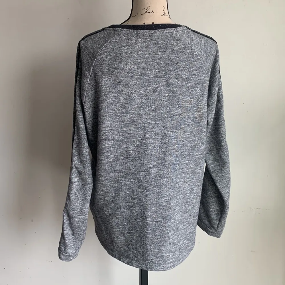 Scotch & Soda J’adore L’hiver Sequin Gray Sweater - Image 9