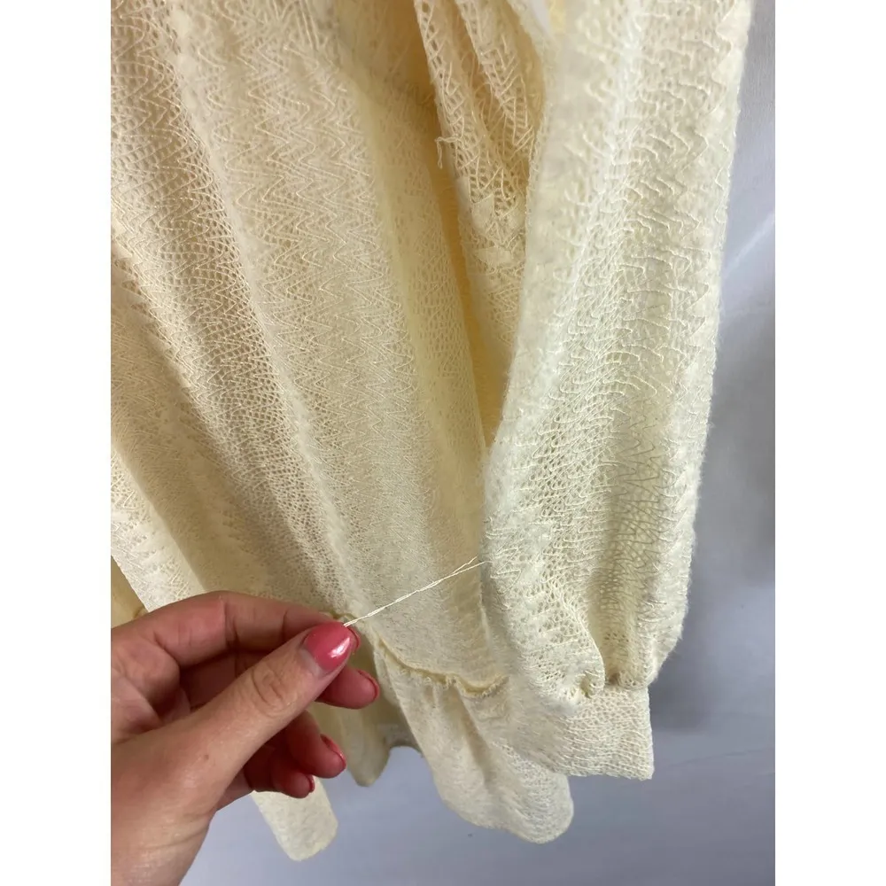 BB DAKOTA BY STEVE MADDEN Place On Earth Long Sleeve Minidress size small - Image 3