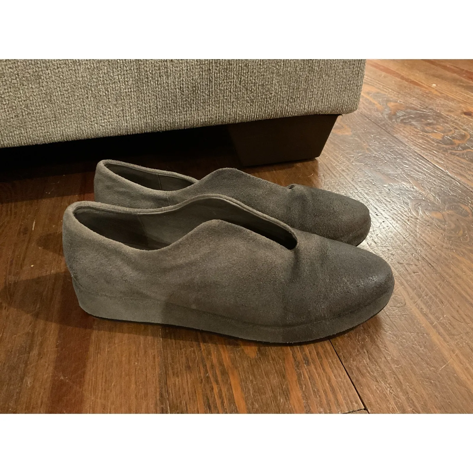 Antelope 211 Easy Suede Leather Flatform in Grey, 40 (9-9.5) - Image 6