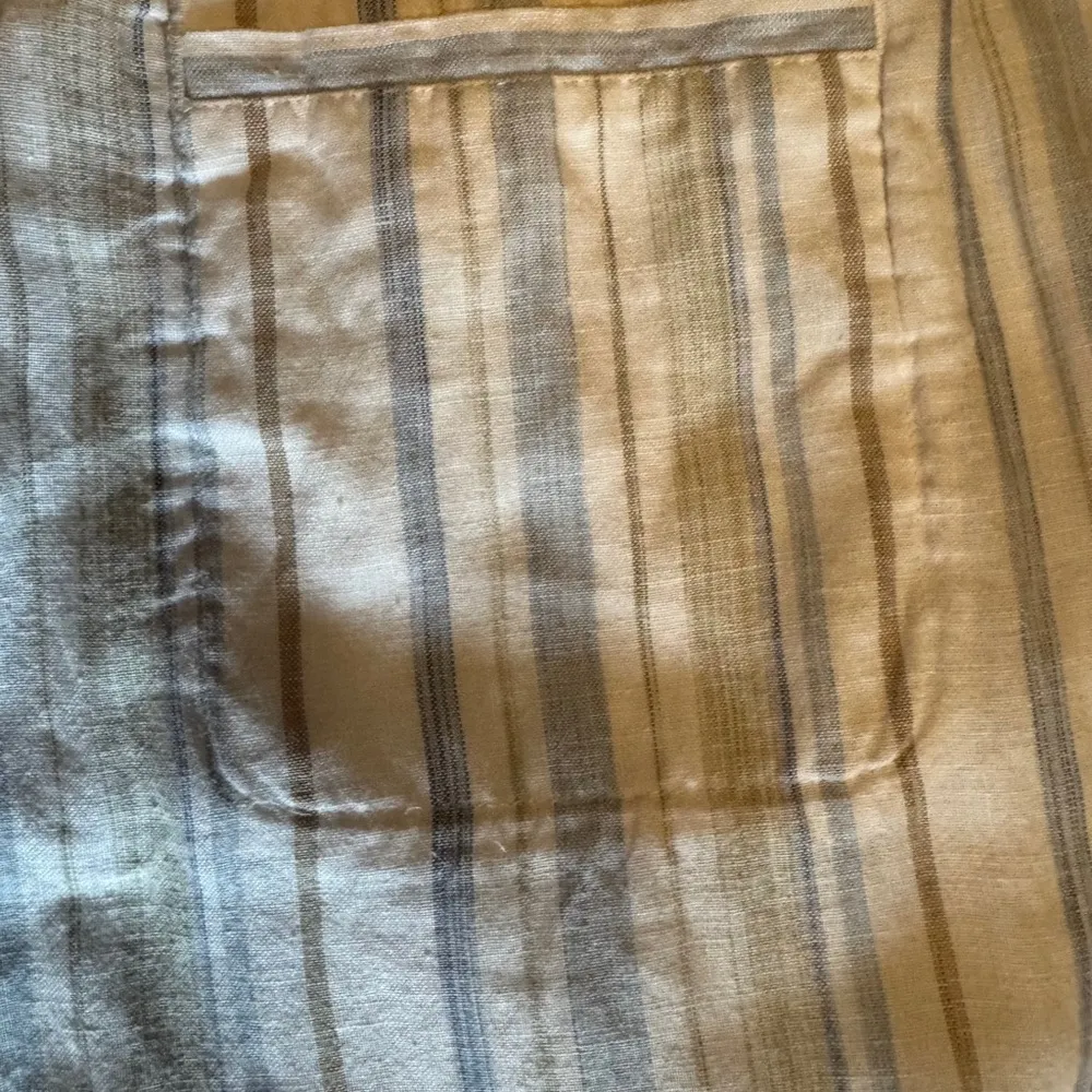 Kate Hill Striped Linen Pants NWOT - Image 4