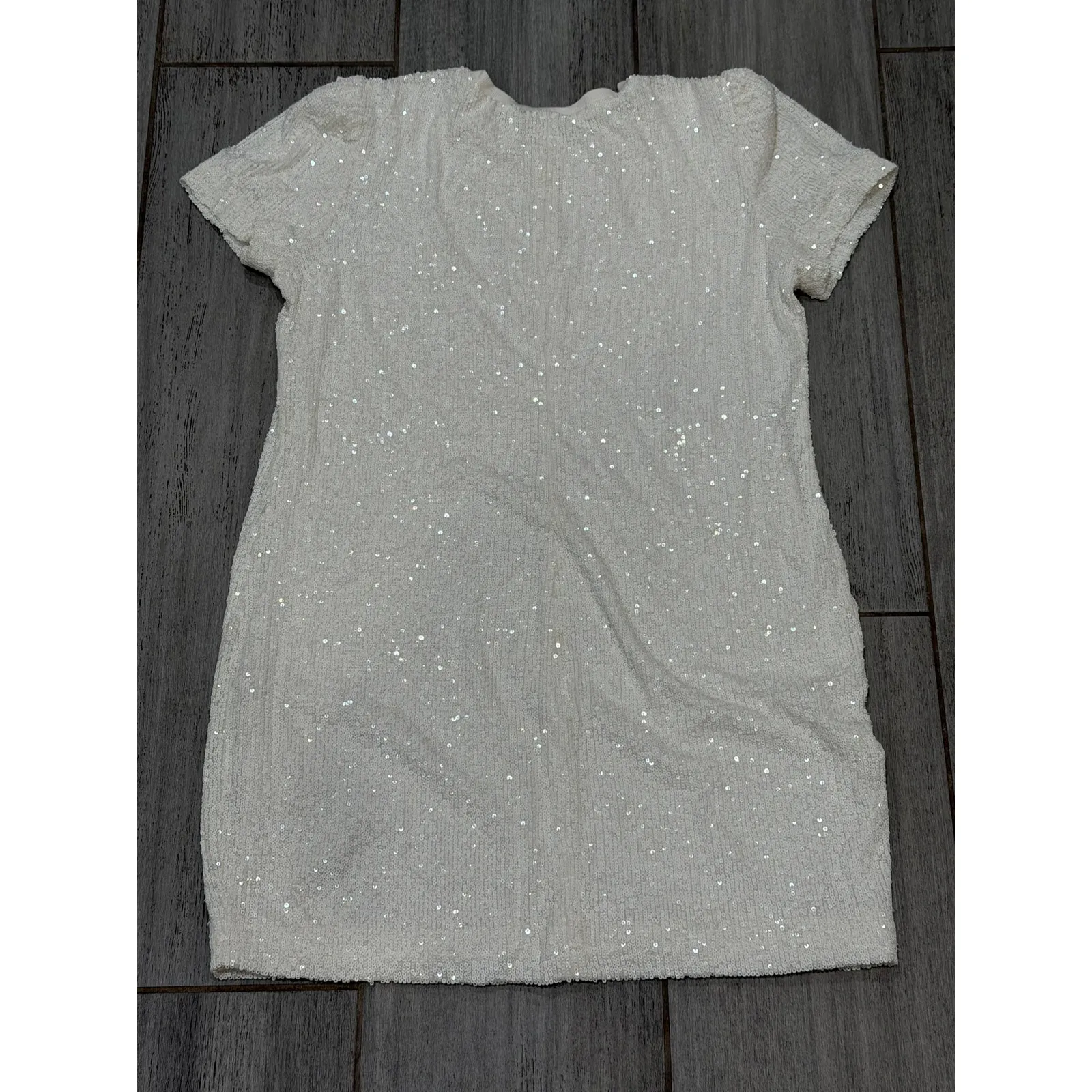 NWT Generation Love Donna Sequin Dress White size XS - Image 7