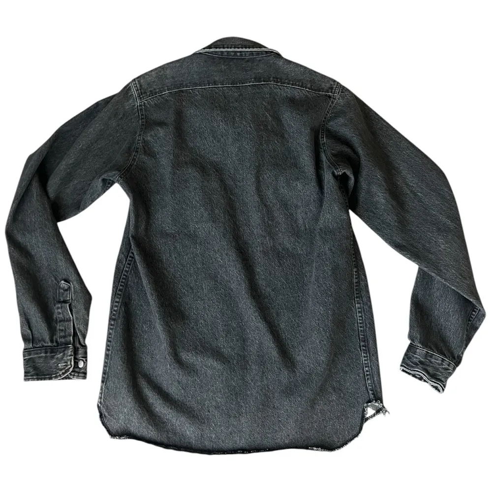 Vintage Cabela’s Black Washed Denim Shirt - Image 2