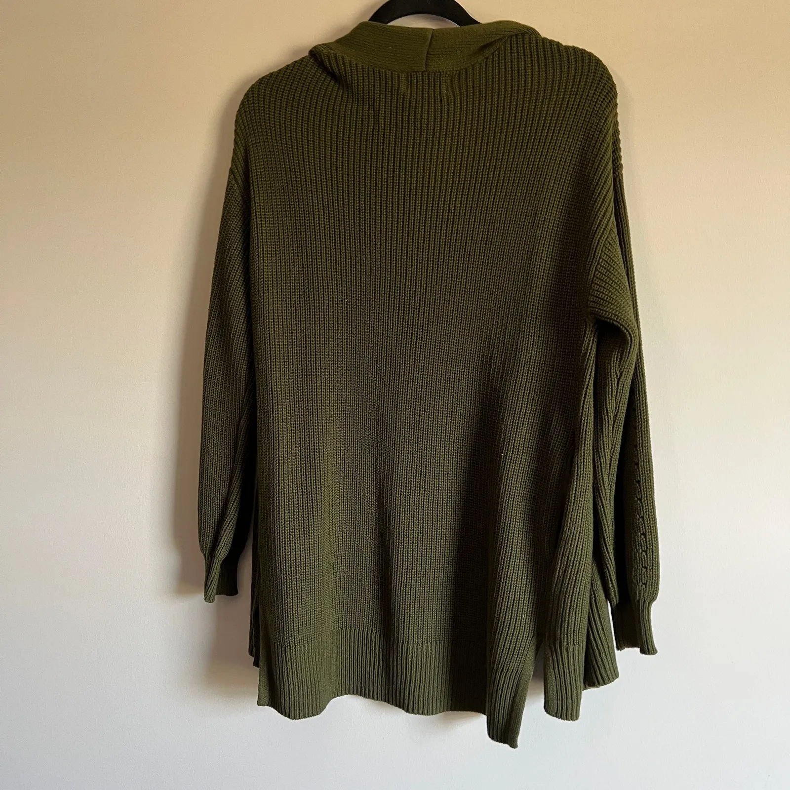 Universal Thread Women's Green Open-Front Long Line Cardigan - Size XS - NWT - Image 4