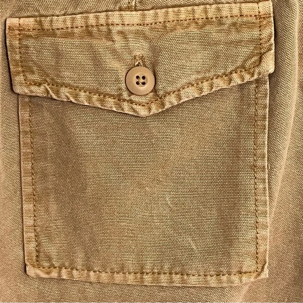 Aerie Women's Cargo Jogger Pants Size XS Tan Beige Casual Drawstring Oversized‎ - Image 12