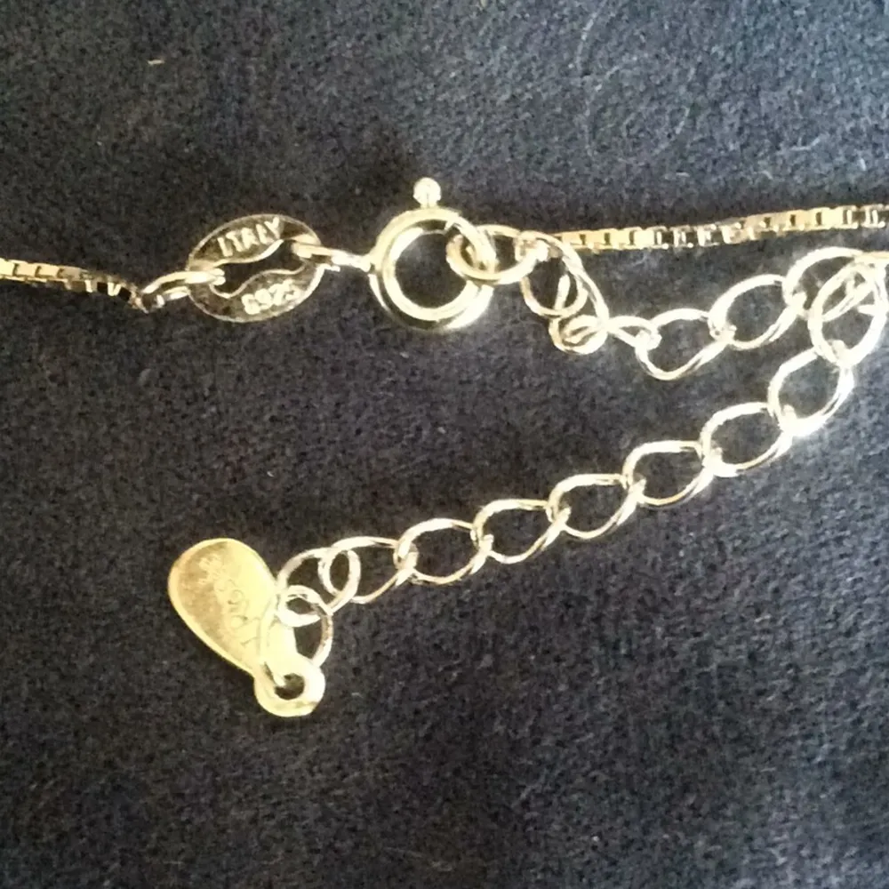 Sterling silver sparkly cubic zirconia necklace - Image 6