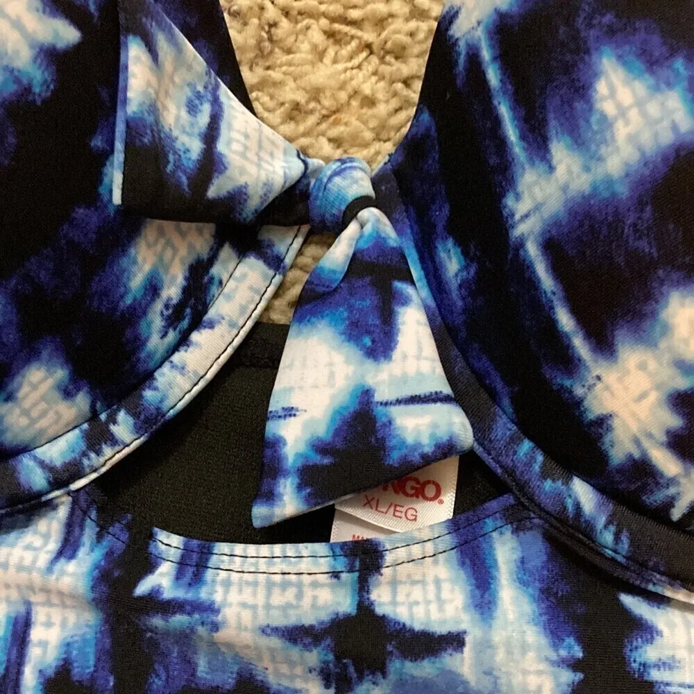 Bongo  tiedye halter One Piece Swimsuit - Image 2