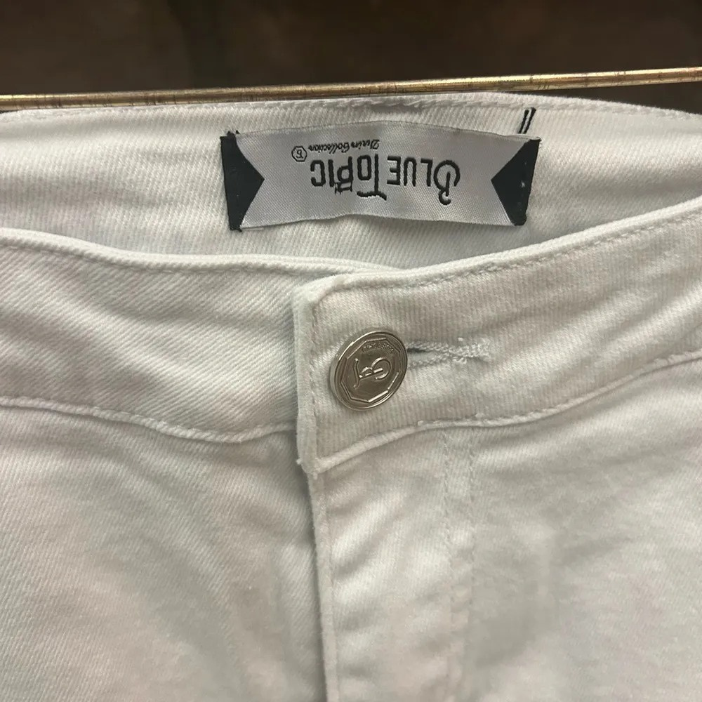Jeans Blue Topic White Denim Jeans S - Image 2