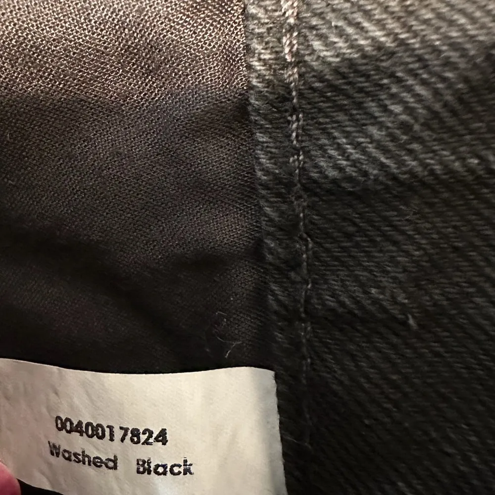 NWT PrettyLittleThing Washed Black Distressed Mom Jeans US Size 4 - Image 8