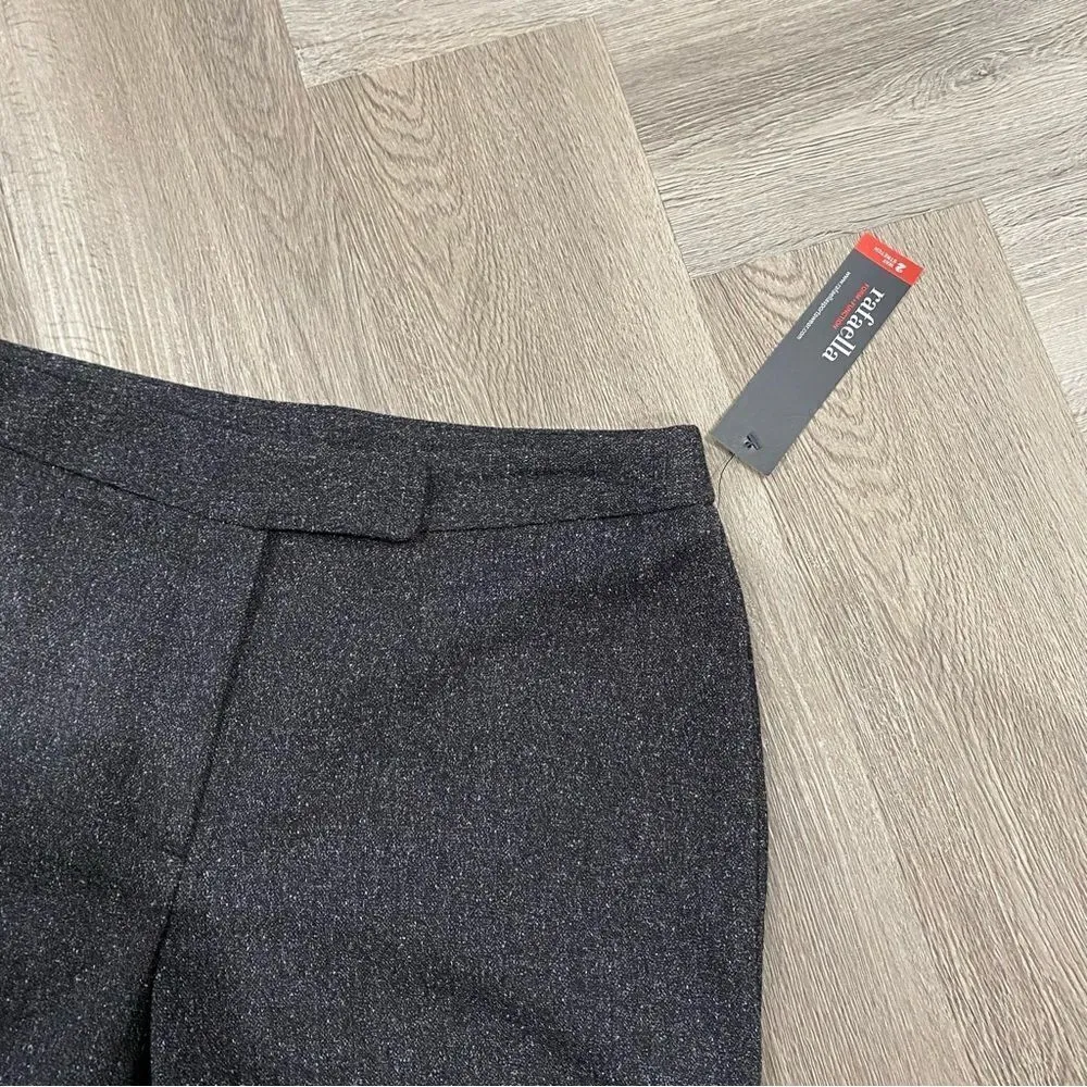 Rafaella Wide Leg Grey Dress Business Trouser Pant Size 8 - Image 3