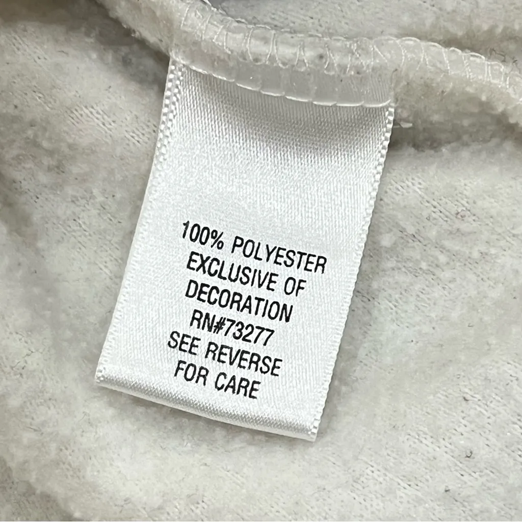 Croft & Barrow Ivory Full Zip Fleece With Pine Cone Embroidery Size XL - Image 9