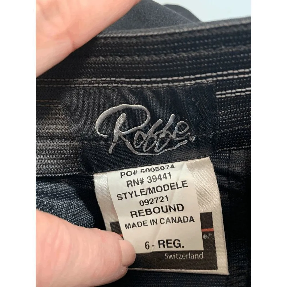 Roffe Womens Pants Activewear Rebound Stretchfabrics Black Size 6 - Image 2