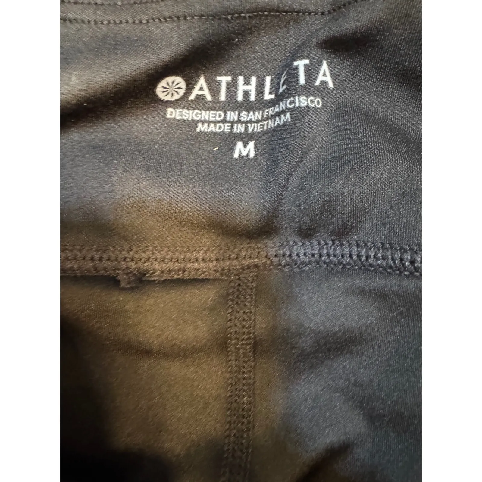 Athleta Contender Reflective Running Leggings Black Size M - Image 2