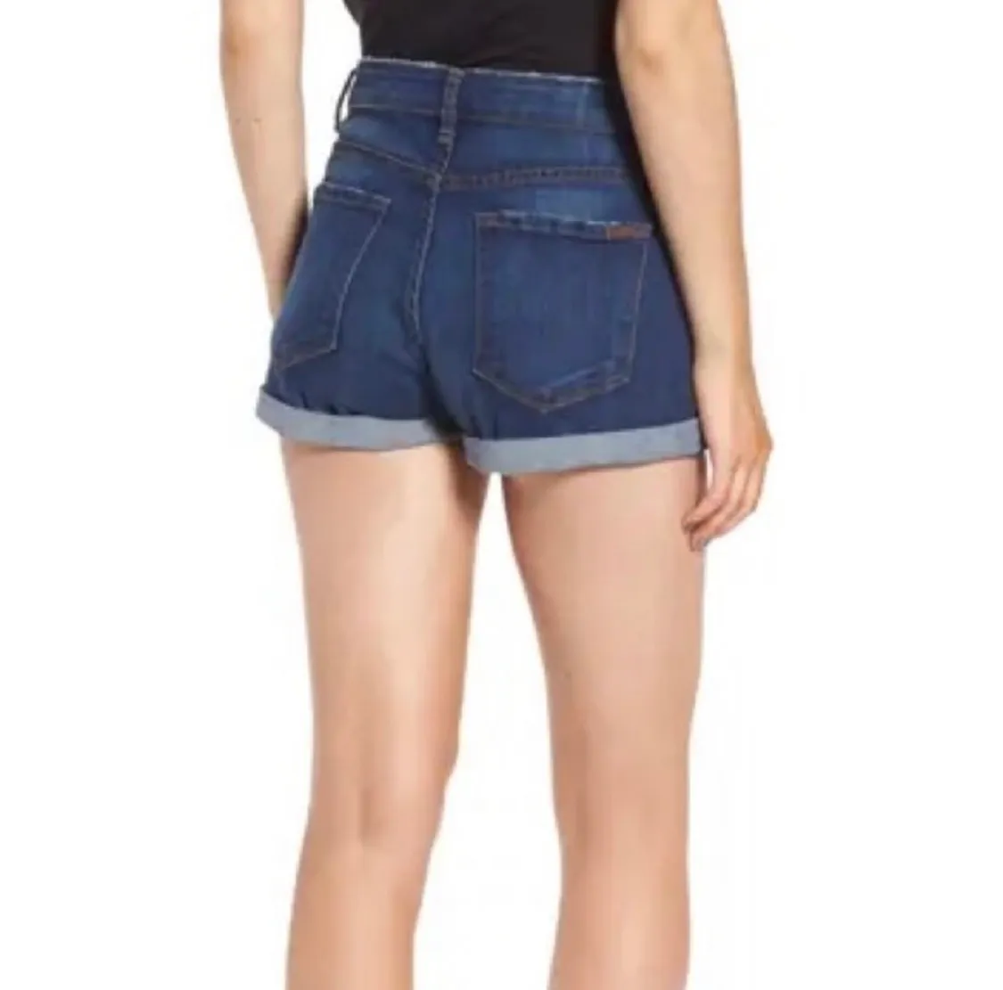 Mid Rise Denim Shorts - Image 3