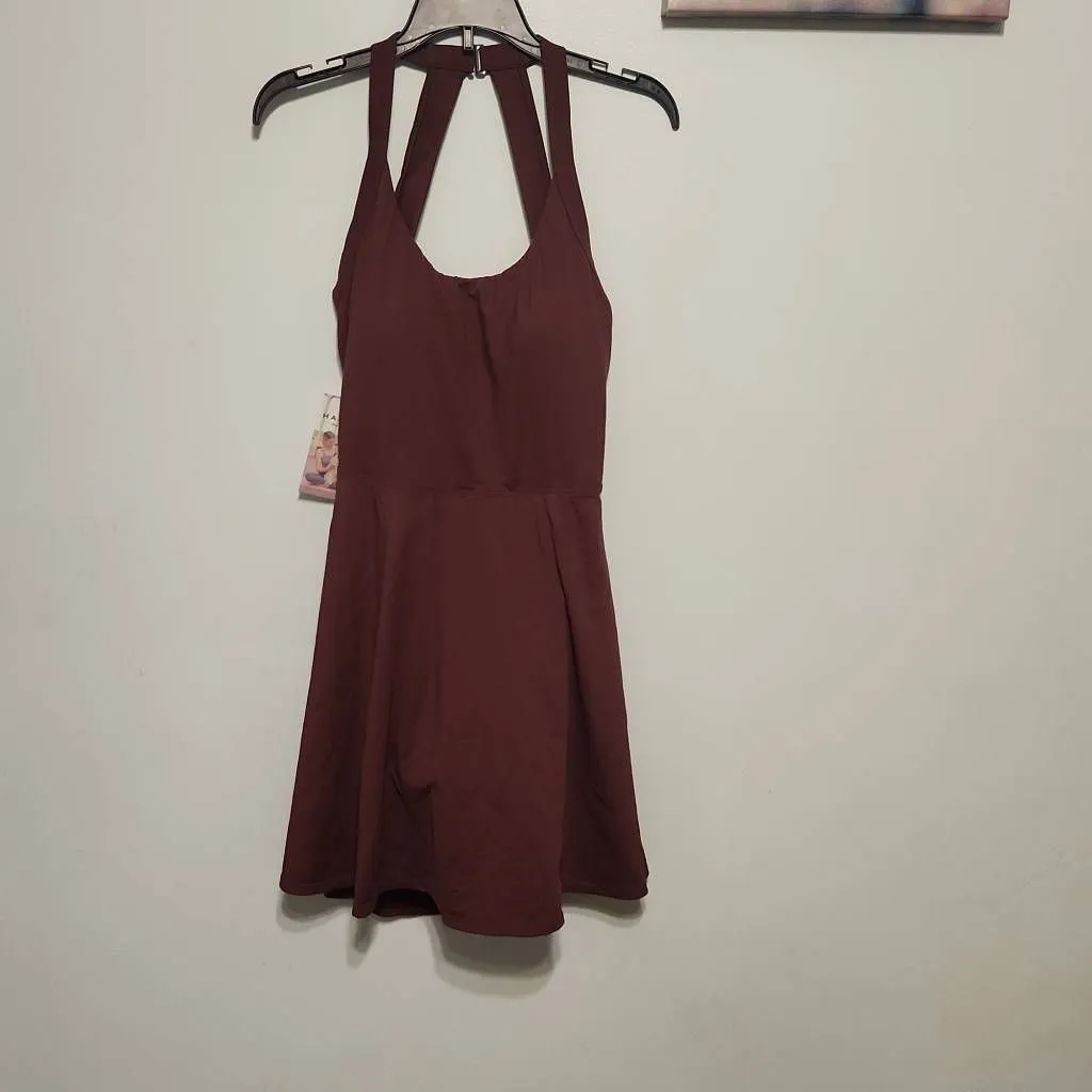 Halara NWT  Easy Peezy Airy Backless Twisted Cool Touch Dance Active Dress size M - Image 6