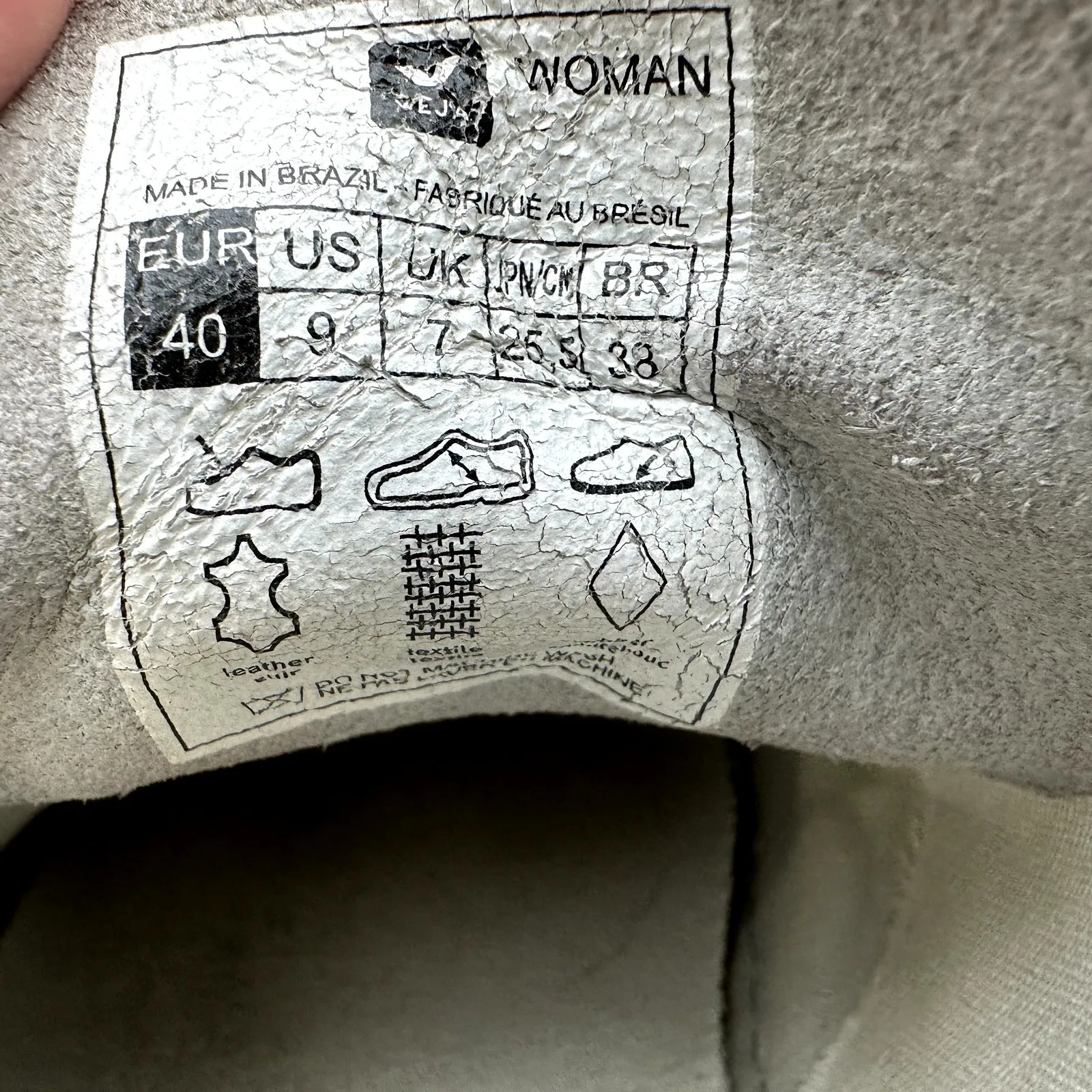 Veja V10 Sneakers Leather Lace Up Low Top Logo Round Toe White Emeraude 9 - Image 6