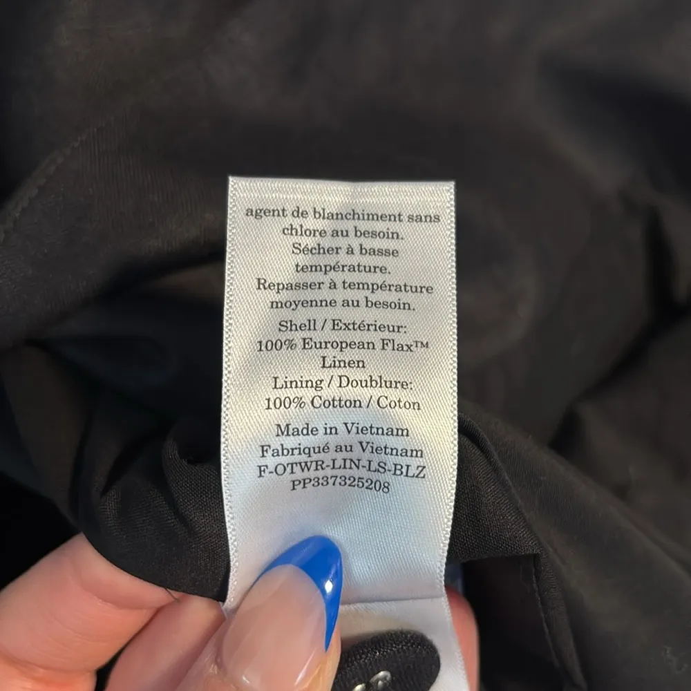 NWOT Everlane The Oversized Blazer in Linen - Image 12