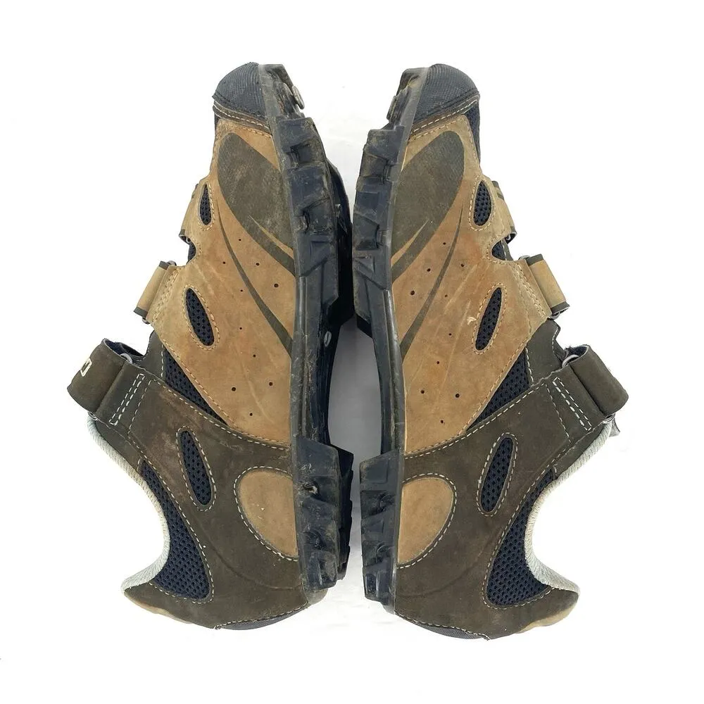 Giro Reva Green and Brown MTB Cycling Shoes Women's Size 8.5 - Image 5