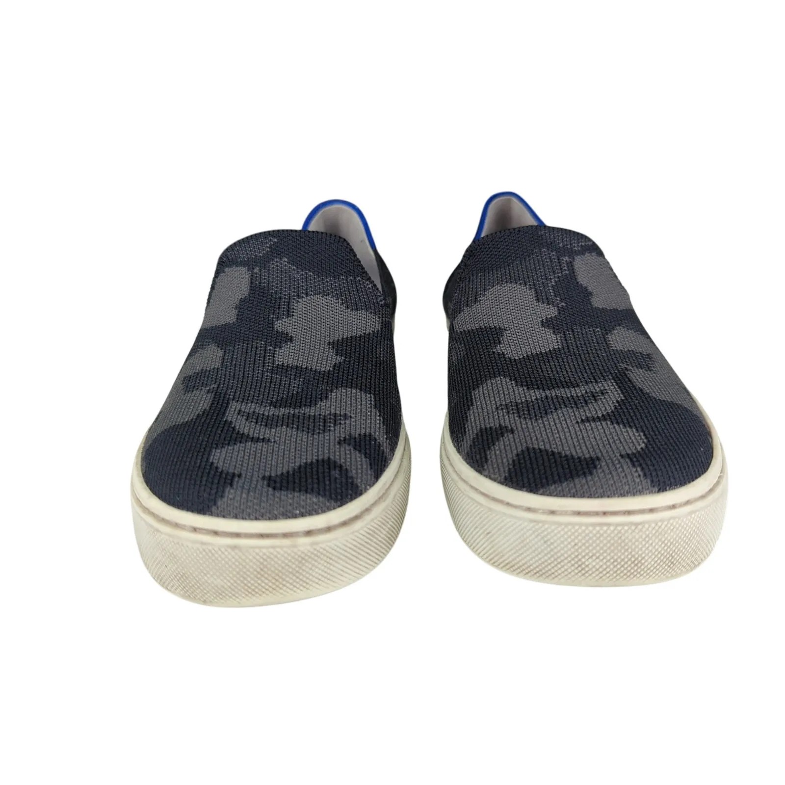 Rothy's The Original Slip-on Sneakers Black Camo‎ Loafers Flats Women's Size 7 - Image 4