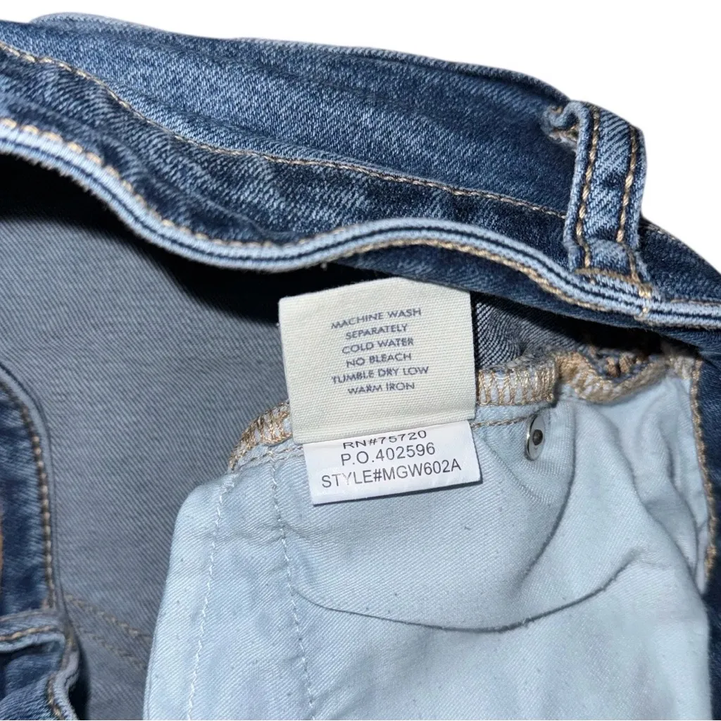 Buckle BKE Payton Universal Fit Mid Rise Ankle Skinny Jeans Raw Hem Size 27 x 28 - Image 8