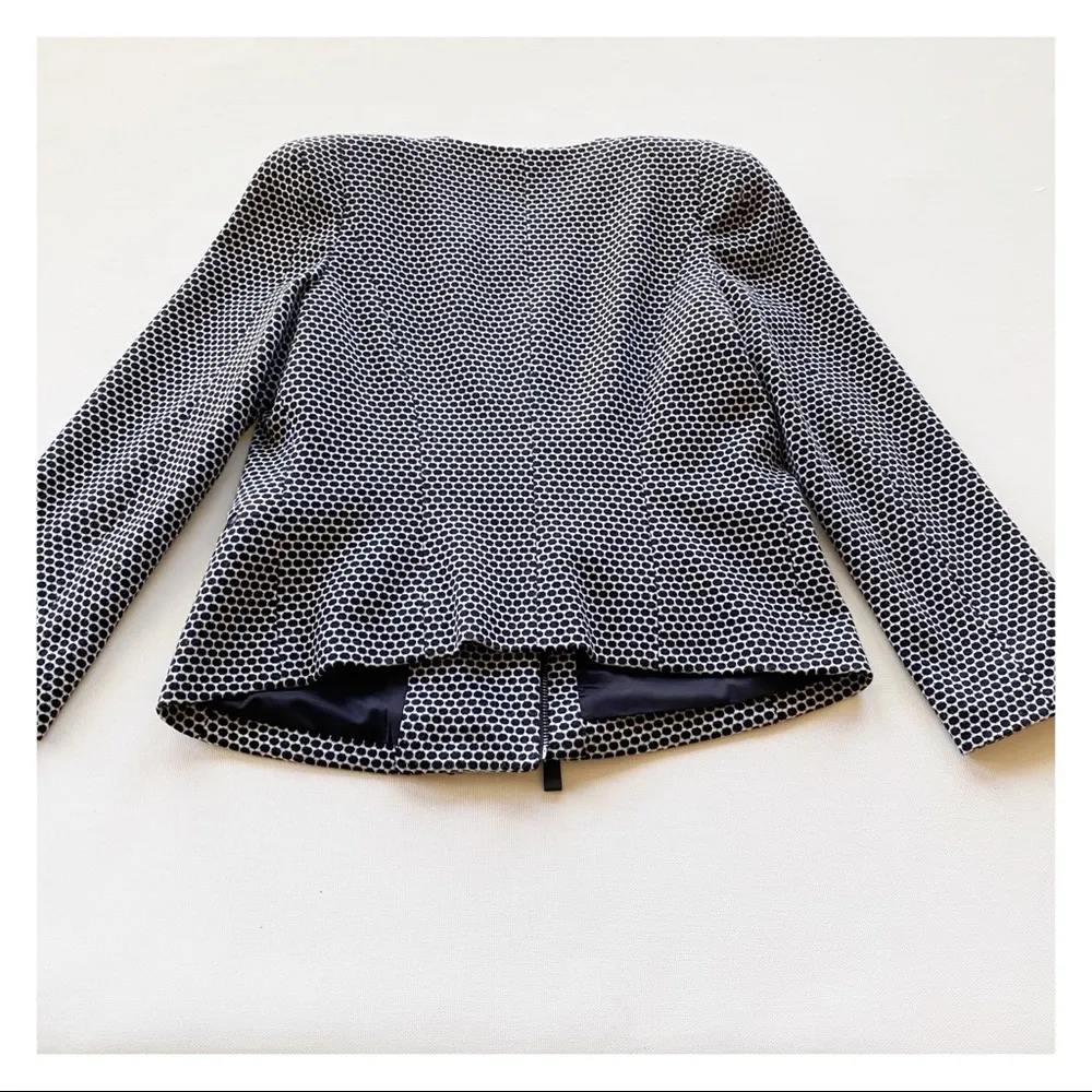 Vince Camuto Polka Dot Moto Jacket Blazer - Image 7