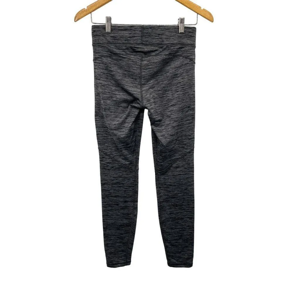 Under Armour Cold Gear Leggings High Waisted Space Dye Gray Full Length Athletic - Image 66