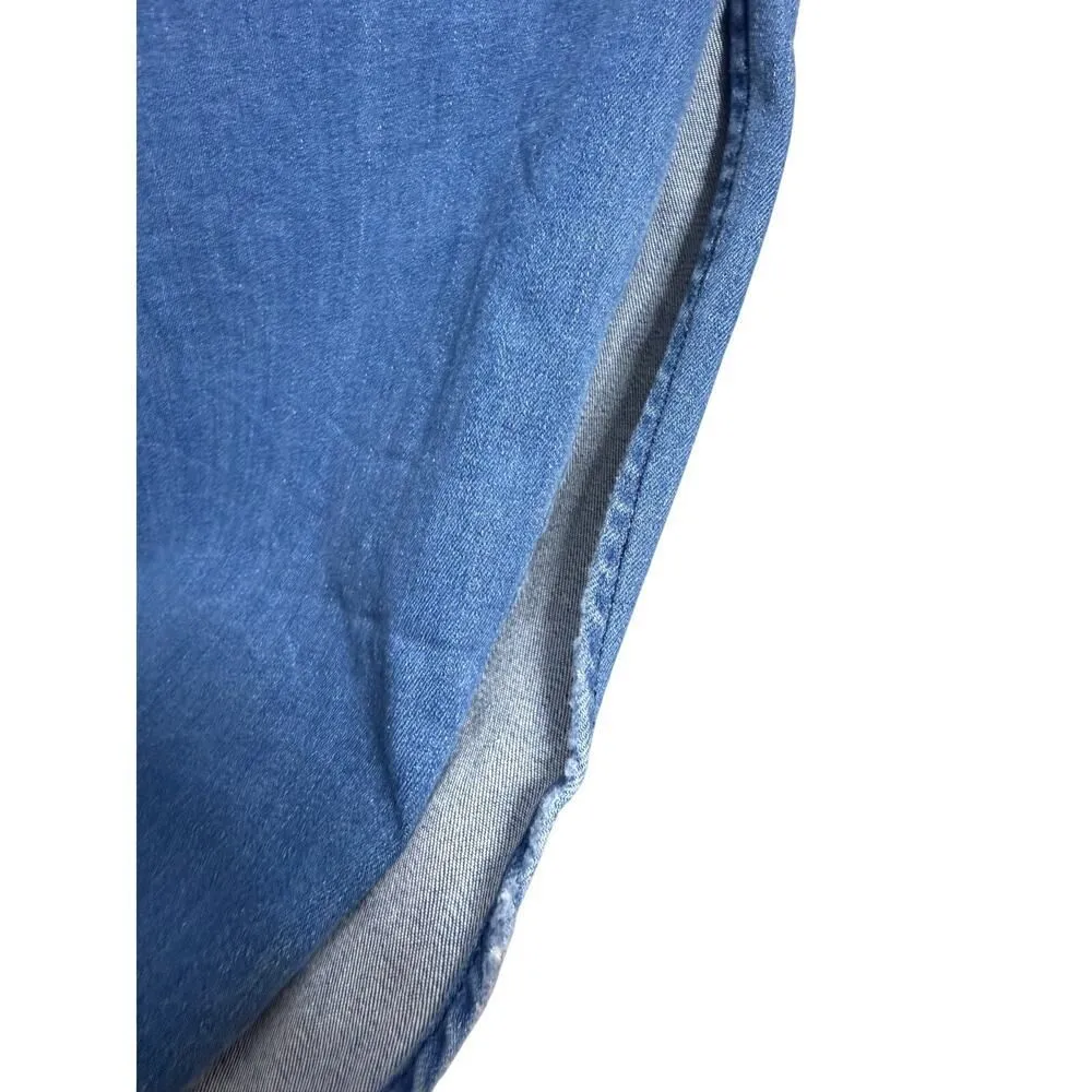 Frank & Eileen Denim Donegal Skirt Sz. 10 - Image 7